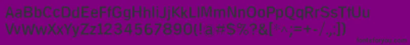 Deconstruct Font – Black Fonts on Purple Background