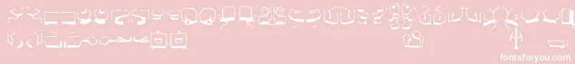 StBajoranAncient Font – White Fonts on Pink Background