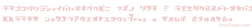 Шрифт Rpgk – розовые шрифты на белом фоне