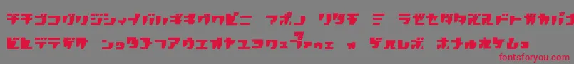 Rpgk Font – Red Fonts on Gray Background