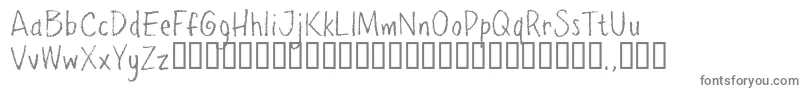 Ppetrial Font – Gray Fonts on White Background