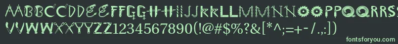 fuente Toolboxstd – Fuentes Verdes Sobre Fondo Negro