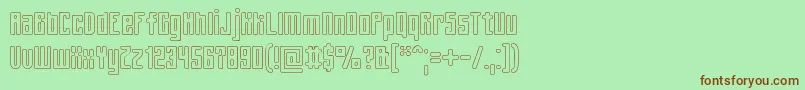 More about SpinachOutline Font SpinachOutline Font – Brown Fonts on Green Background