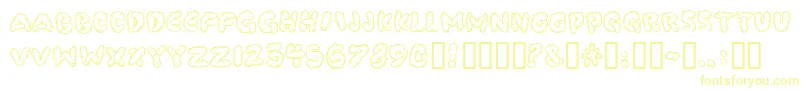 Poocorny Font – Yellow Fonts