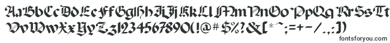 Шрифт Albertus – античные шрифты