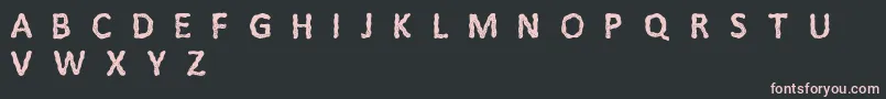 Litfi Font – Pink Fonts on Black Background