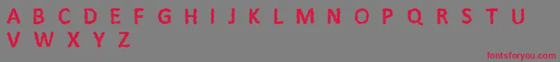 Litfi Font – Red Fonts on Gray Background