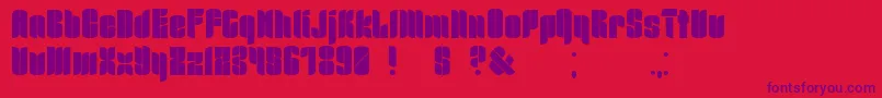 Weitere Informationen zur Mrbdull2-Schriftart Mrbdull2-Schriftart – Violette Schriften auf rotem Hintergrund