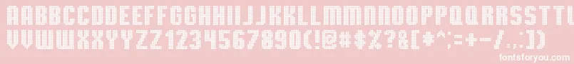 Tmbgstd Font – White Fonts on Pink Background