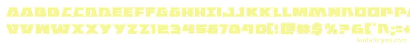 Шрифт Eaglestrikeacad – жёлтые шрифты
