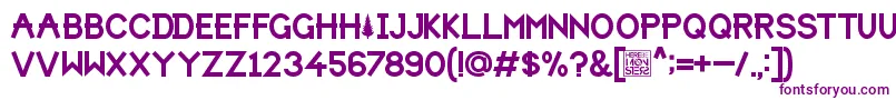 Police HbmForistaPersonalUseOnly – polices violettes
