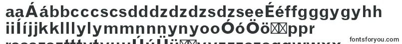 GrotesquemtstdBold-fontti – unkarilaiset fontit