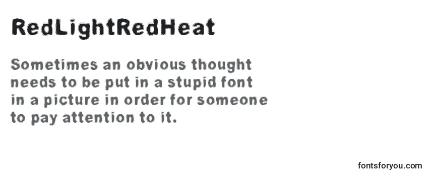 RedLightRedHeat Font
