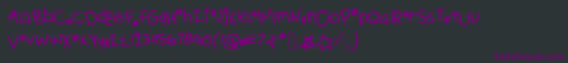 Dreamonastar%281%29 Font – Purple Fonts on Black Background