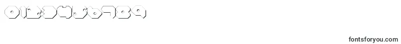 FeldercarbShadow Font – Fonts for Numbers and Digits