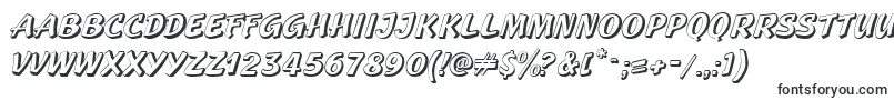 GeckoRegular-Schriftart – 3D-Schriften