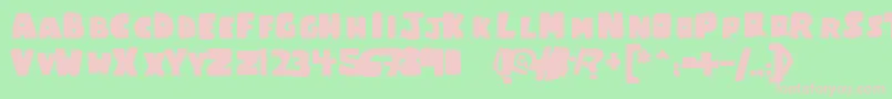 More about ChumChum Font ChumChum Font – Pink Fonts on Green Background
