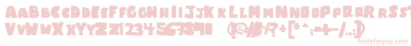 Шрифт ChumChum – розовые шрифты