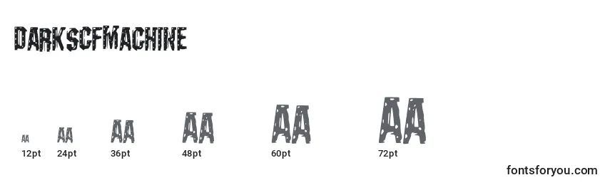 DarksCfMachine Font Sizes