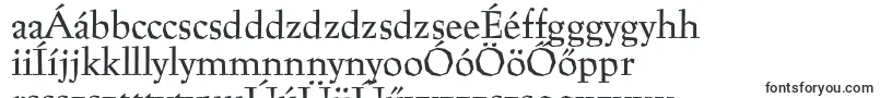 Шрифт Preissigtext – венгерские шрифты