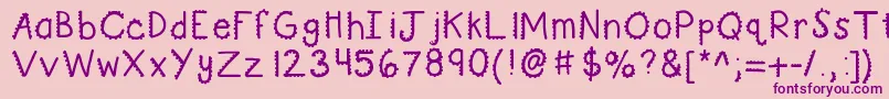 Más sobre la fuente Kbturninggears fuente Kbturninggears – Fuentes Moradas Sobre Fondo Rosa
