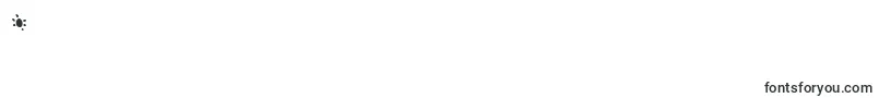 フォントDysprosium – フォント数字5