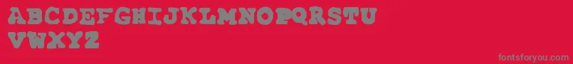 FarAwaySoClose Font – Gray Fonts on Red Background