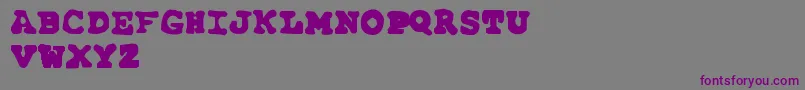 FarAwaySoClose Font – Purple Fonts on Gray Background