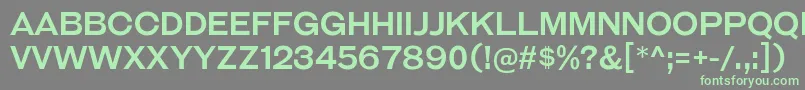 GalderglynnTitlingRg Font – Green Fonts on Gray Background