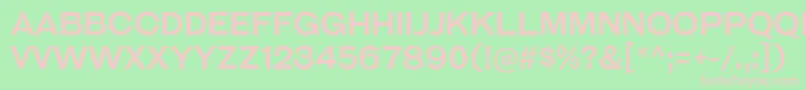 GalderglynnTitlingRg Font – Pink Fonts on Green Background
