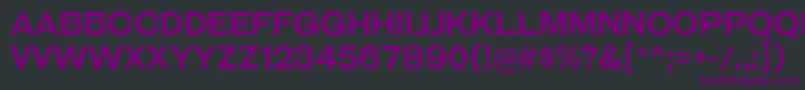 GalderglynnTitlingRg Font – Purple Fonts on Black Background