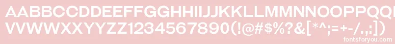 GalderglynnTitlingRg Font – White Fonts on Pink Background