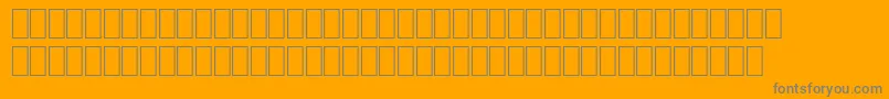 フォントWpMathb – オレンジの背景に灰色の文字