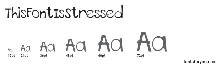 ThisFontIsStressed Font Sizes