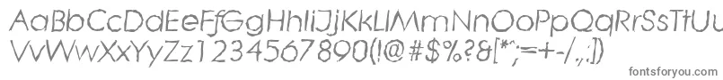 Шрифт LiterarandomItalic – серые шрифты