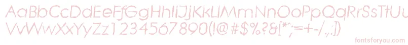 LiterarandomItalic-Schriftart – Rosa Schriften