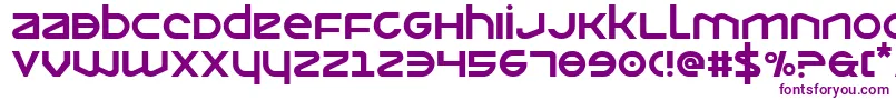 フォントOpilio – 紫色のフォント