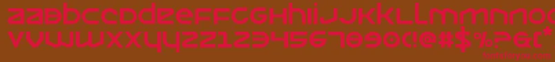 Opilio Font – Red Fonts on Brown Background