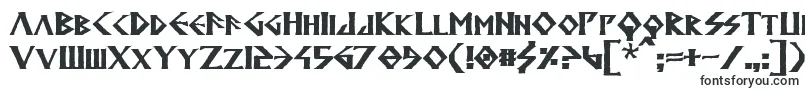 Czcionka AnglodavekBold – kroje pisma w dużych rozmiarach