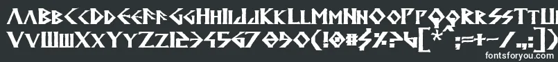 AnglodavekBold-fontti – valkoiset fontit