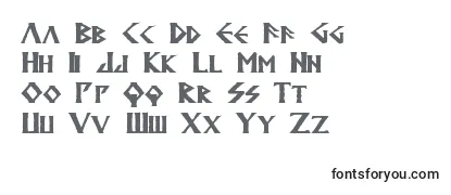Schriftart AnglodavekBold