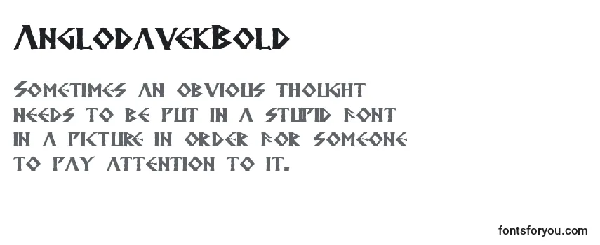 AnglodavekBold Font