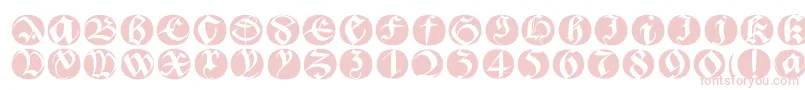 Bastardabuttons Font – Pink Fonts on White Background