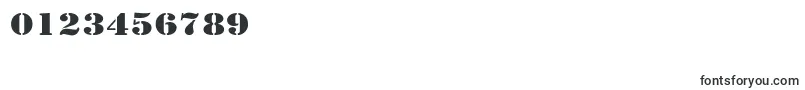 RudyWide Font – Fonts for Numbers and Digits