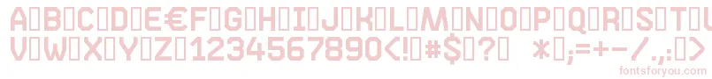 Шрифт Phase05 – розовые шрифты