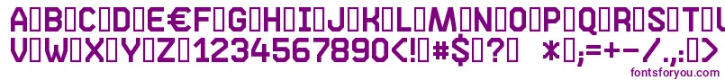 Шрифт Phase05 – фиолетовые шрифты
