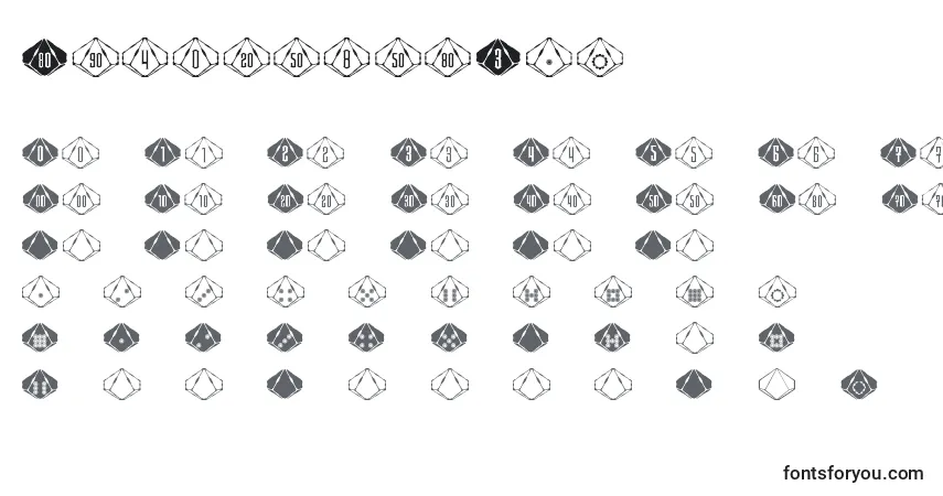 Шрифт SteampipsD10 – алфавит, цифры, специальные символы