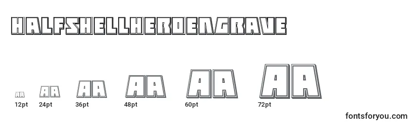 Halfshellheroengrave Font Sizes