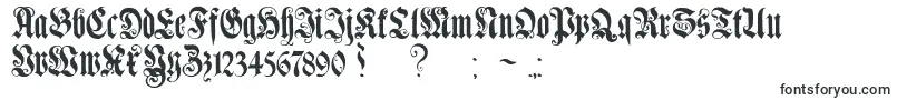 Шрифт GenzschEtHeyse – средневековые шрифты