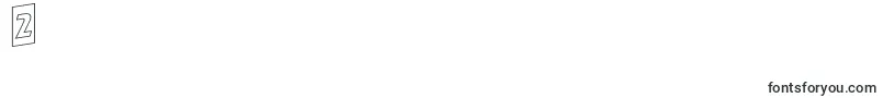 RewindertitulcmotlupRegular-Schriftart – Schriften für die Ziffer 2